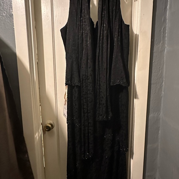 CAMERON BLAKE by Mon Cheri Women’s, Black, Size 20, Evening Dress NWT - Picture 9 of 12